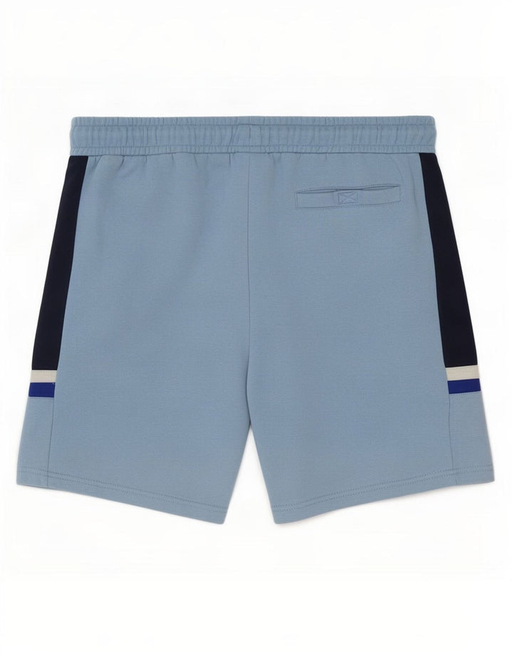 Pantaloncini sportivi da uomo Ellesse blu medio in cotone color block