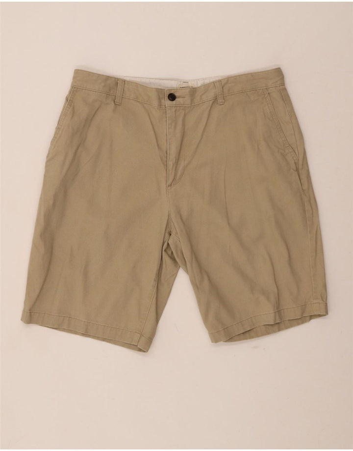 DOCKERS Pantaloncini chino da uomo W36 grandi in cotone beige