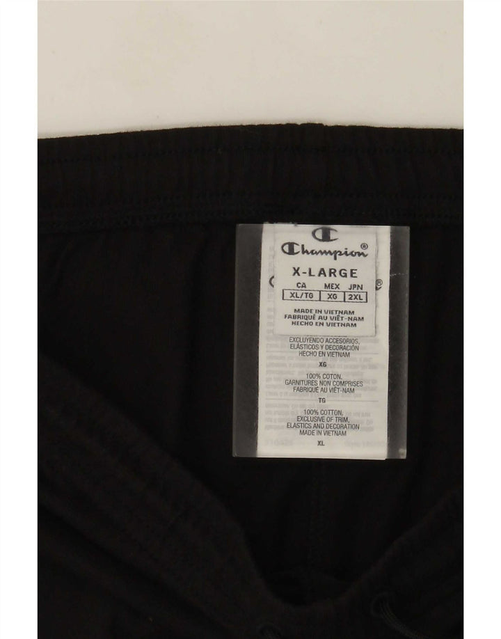 Pantaloni da tuta da uomo Champion XL in cotone nero