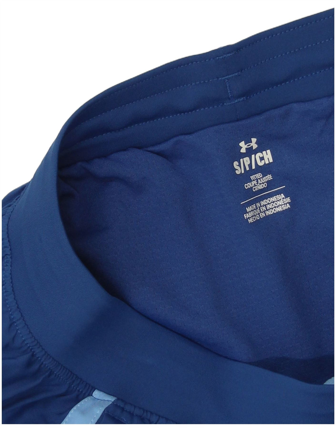 Pantaloncini sportivi da uomo Under Armour piccoli in poliestere blu