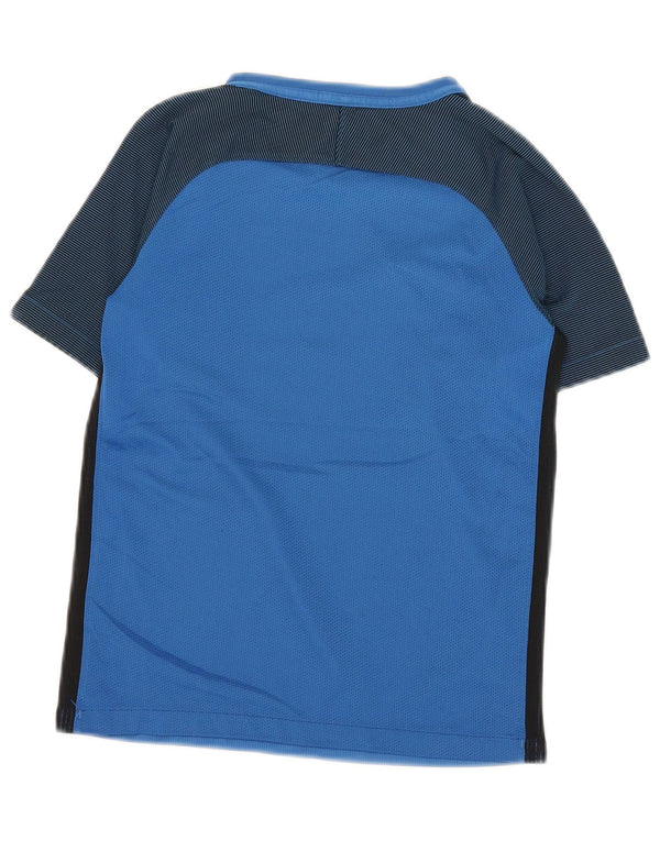 T-shirt da ragazzo Nike Dri Fit Top 10-11 anni Colorblock blu medio