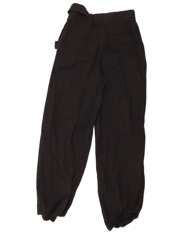 Pantaloni casual larghi da donna Cos EU 36 XS W26 L28 Lana nera