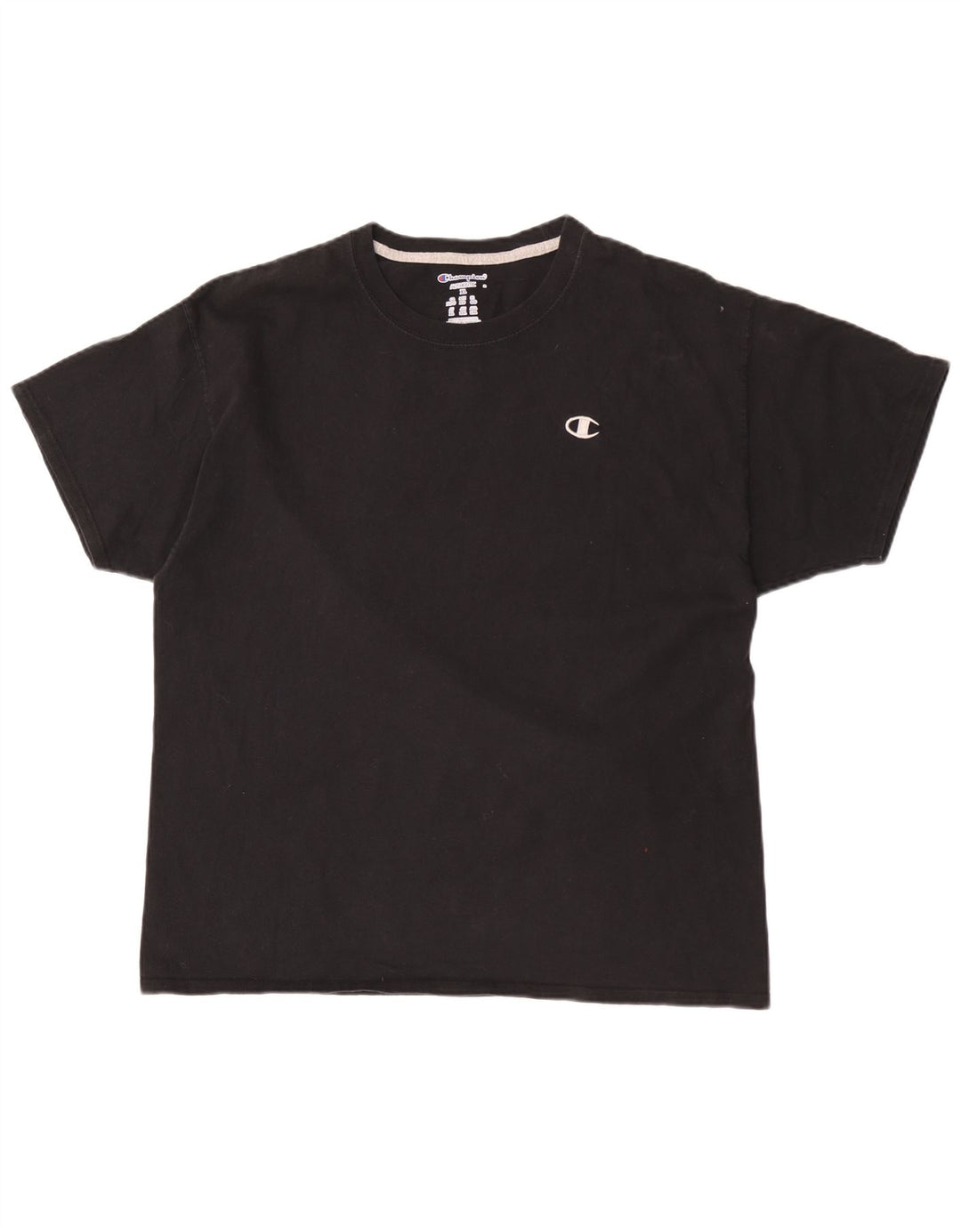 T-shirt da uomo Champion Top XL in cotone nero