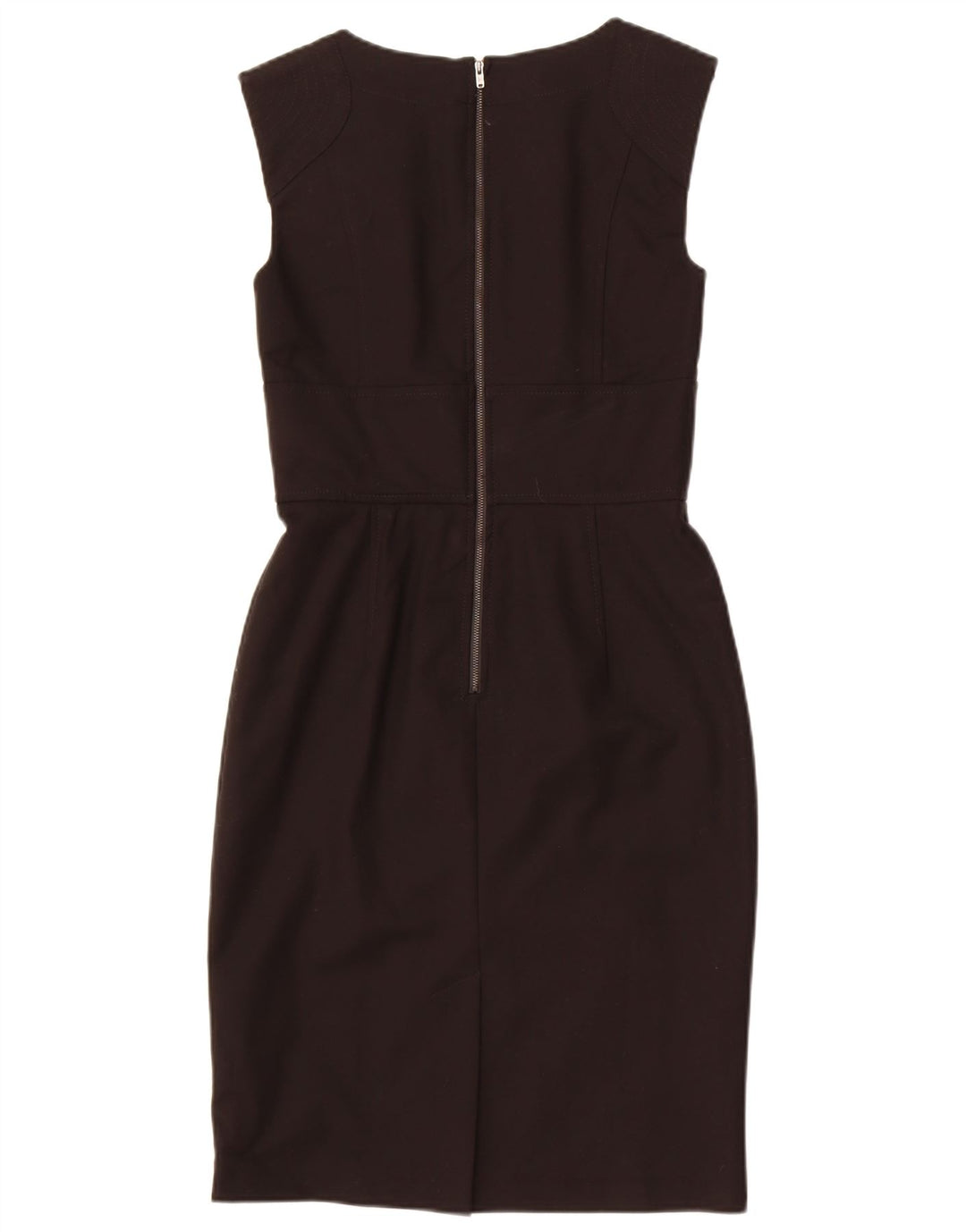 Abito tubino senza maniche da donna French Connection UK 12 cotone nero medio