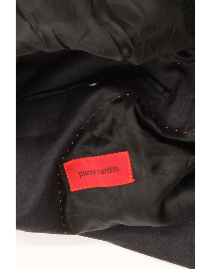 Giacca blazer da uomo a 3 bottoni Pierre Cardin UK 40 grande grigia