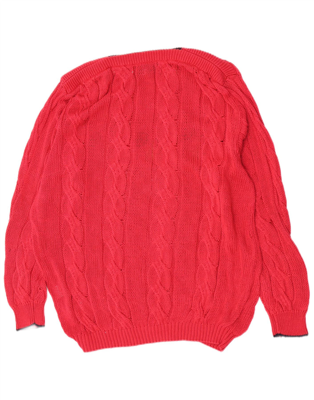 Maglione da donna con scollo a barca con grafica St. Germain IT 46 grande rosso classico