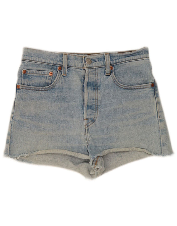 Levi's Womens Denim Shorts Small W27 Blue Cotton