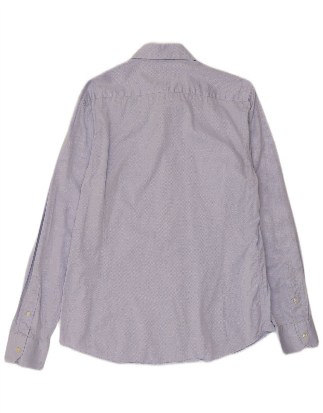 Camicia da uomo Massimo Dutti taglia 41 blu medio argyle/diamante