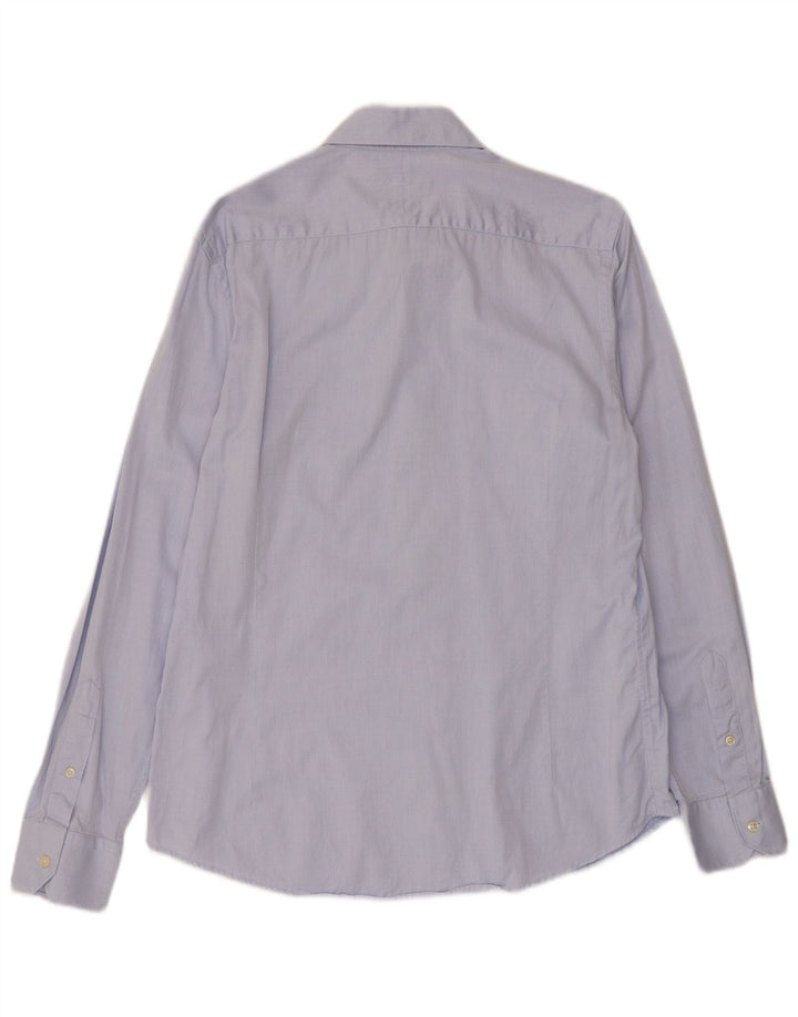 Camicia da uomo Massimo Dutti taglia 41 blu medio argyle/diamante