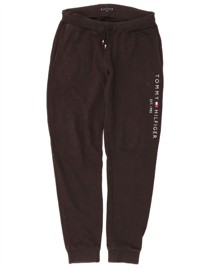 TOMMY HILFIGER Pantaloni da tuta con grafica da ragazzo Joggers 15-16 anni neri