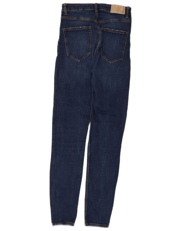 Jeans skinny da donna Zara EU 36 XS W26 L27 Blu navy