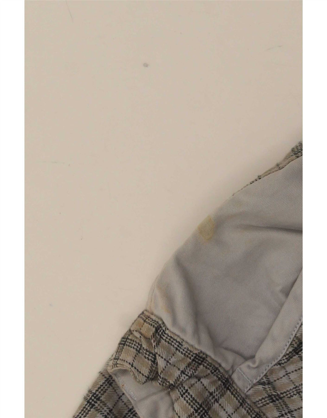 Pantaloni chino dritti da uomo Think Pink grandi W36 L32 a quadri grigi