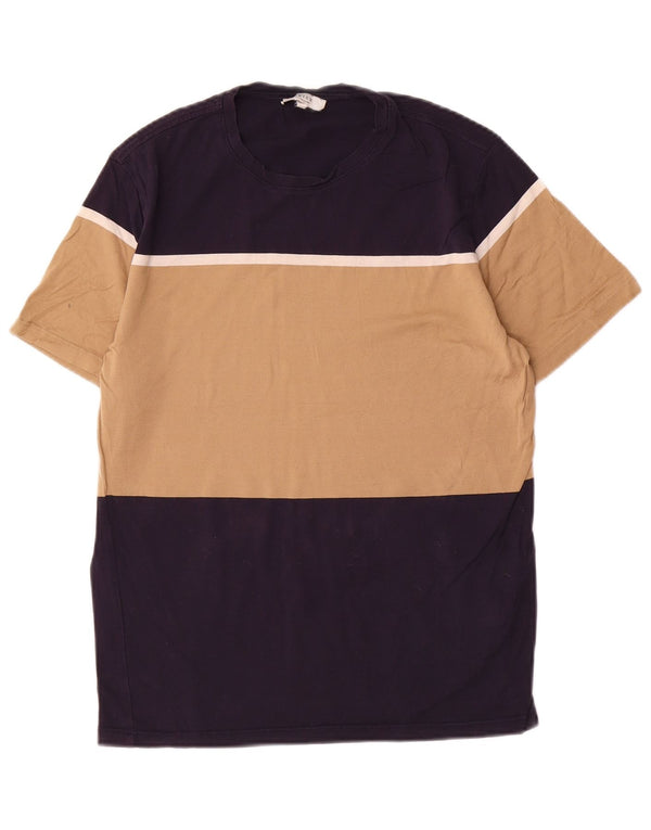 T-shirt da uomo Reiss Top XS blu navy color block