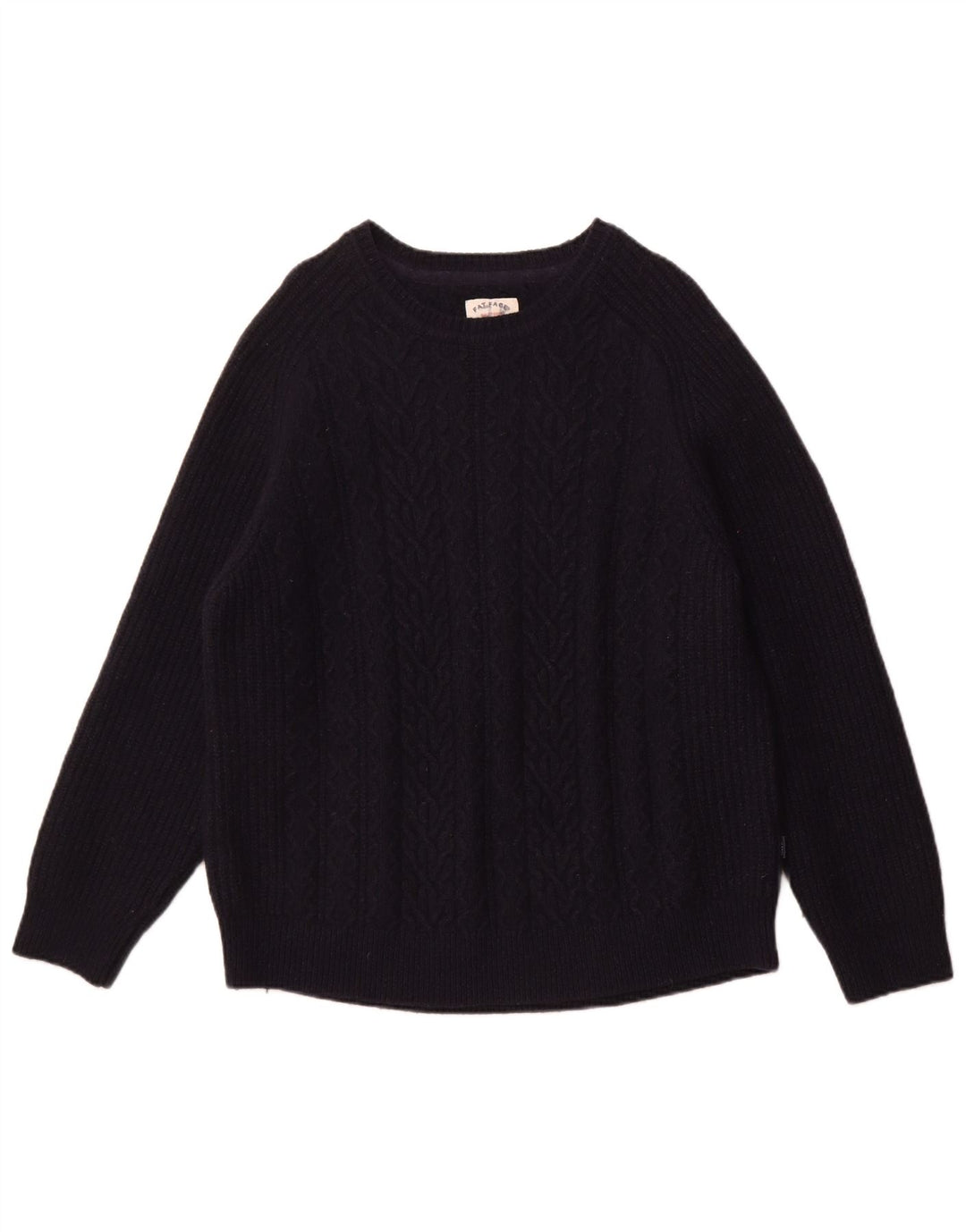 Maglione maglione girocollo da donna Fat Face UK 22 3XL Lana blu navy