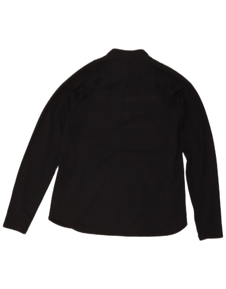 Maglia da tuta Nike Dri Fit con collo e zip da uomo, color block medio nero