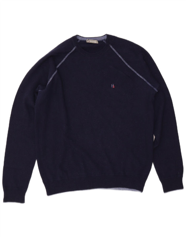 Maglione maglione girocollo da uomo HARMONT & BLAINE XL blu navy