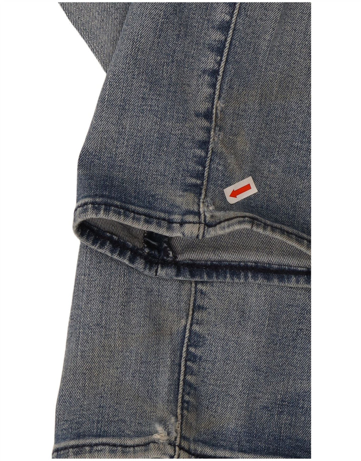 LEVI'S Jeans 511 Slim da Donna W29 L30 Blu Cotone