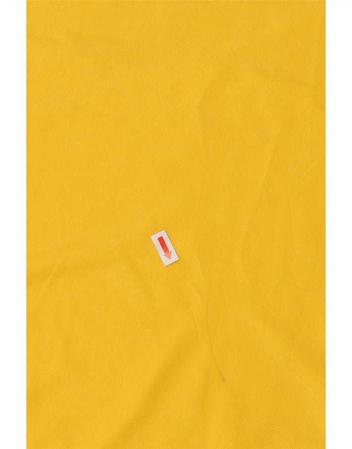 PUMA Mens T-Shirt Top XL Yellow Colourblock Polyester Vintage Puma and Second-Hand Puma from Messina Hembry 