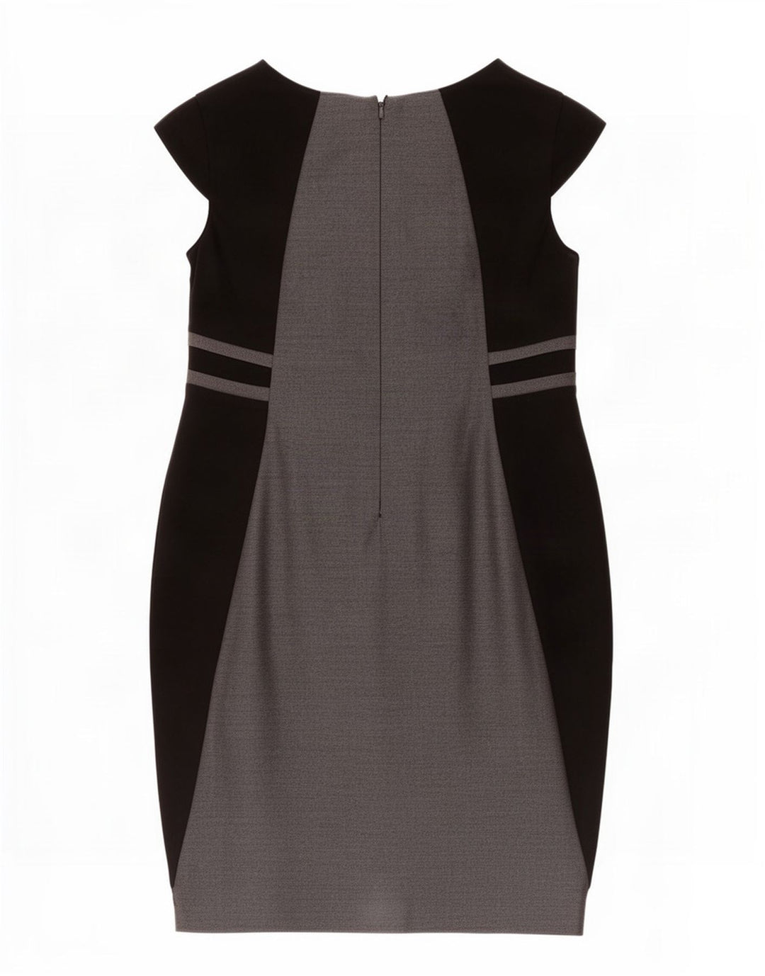 Abito tubino da donna Marks & Spencer UK 14 Poliestere color block grigio medio