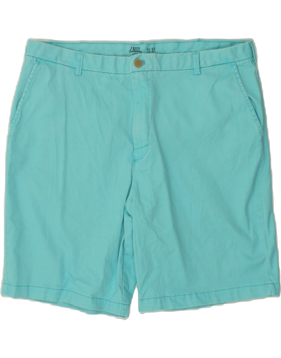 IZOD Mens Chino Shorts W40 XL Blue Vintage Izod and Second-Hand Izod from Messina Hembry 