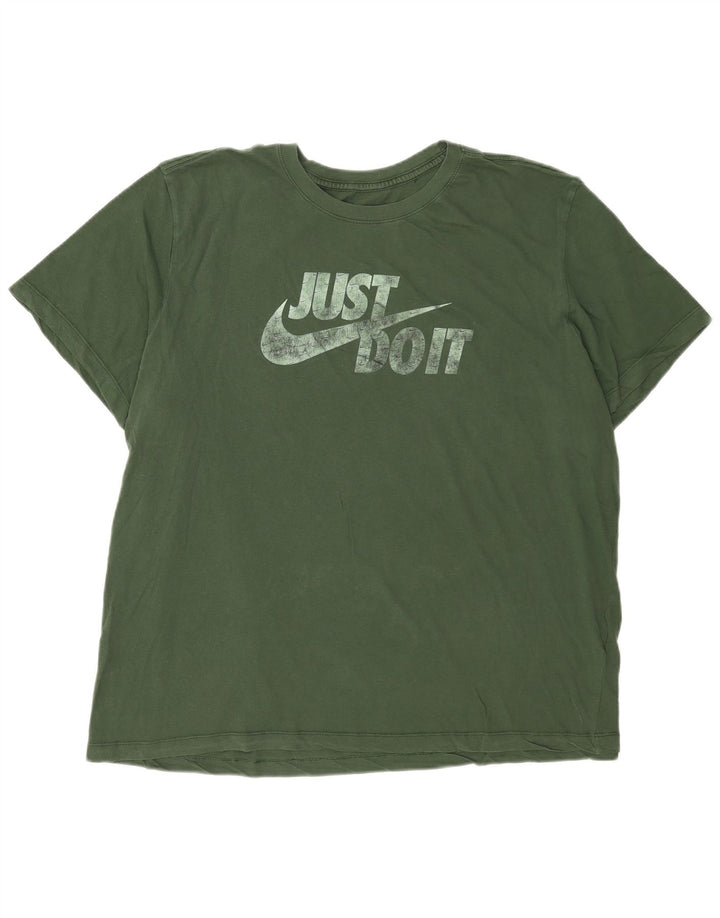 T-shirt grafica da uomo Nike Top 2XL verde