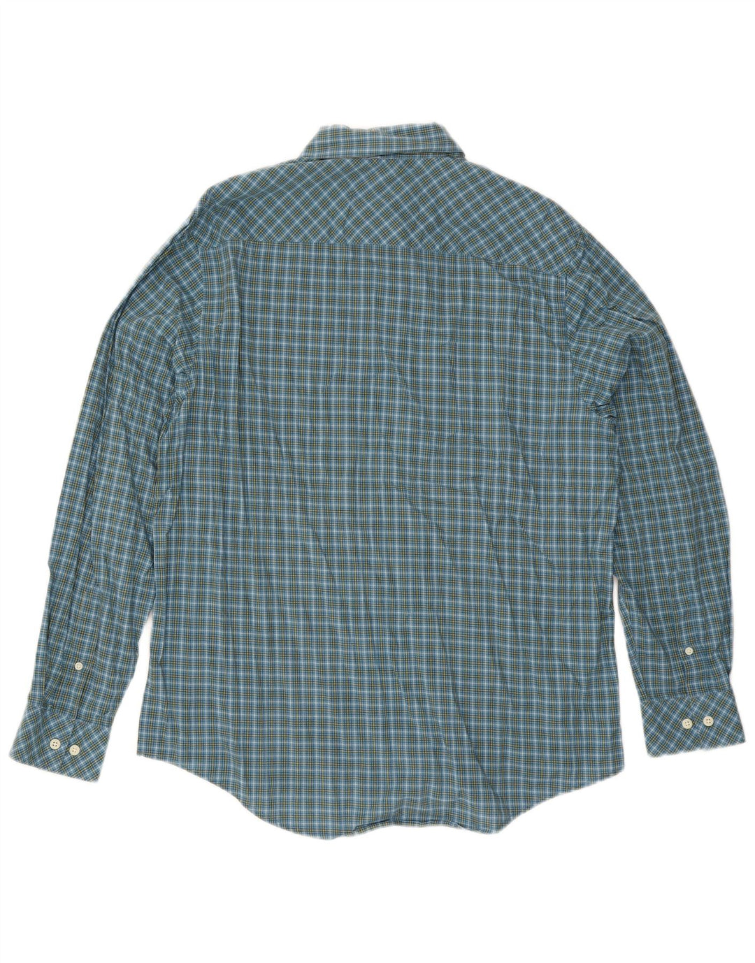 Camicia da uomo Timberland in cotone a quadri grandi blu