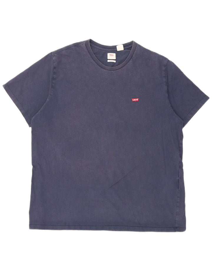 T-shirt da uomo Levi's Top XL in cotone blu navy