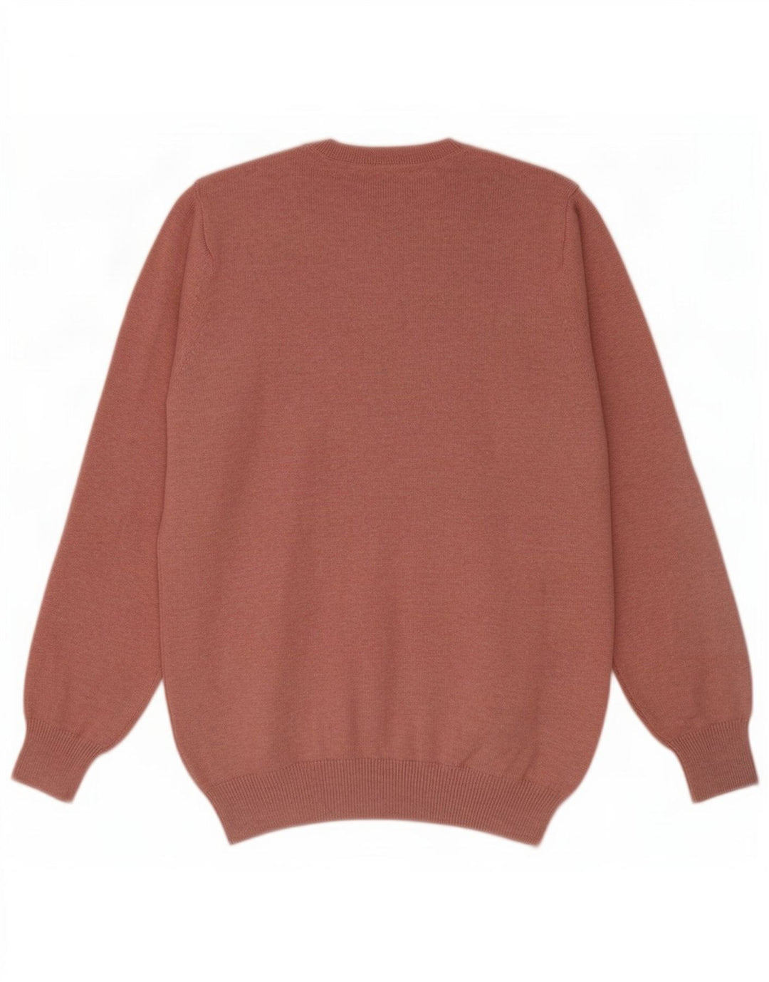 Maglione da uomo con scollo a V Marks & Spencer piccolo in cotone rosa