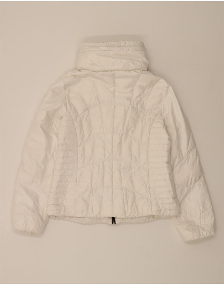 GUESS Womens Padded Jacket UK 12 Medium White Vintage Guess and Second-Hand Guess from Messina Hembry 
