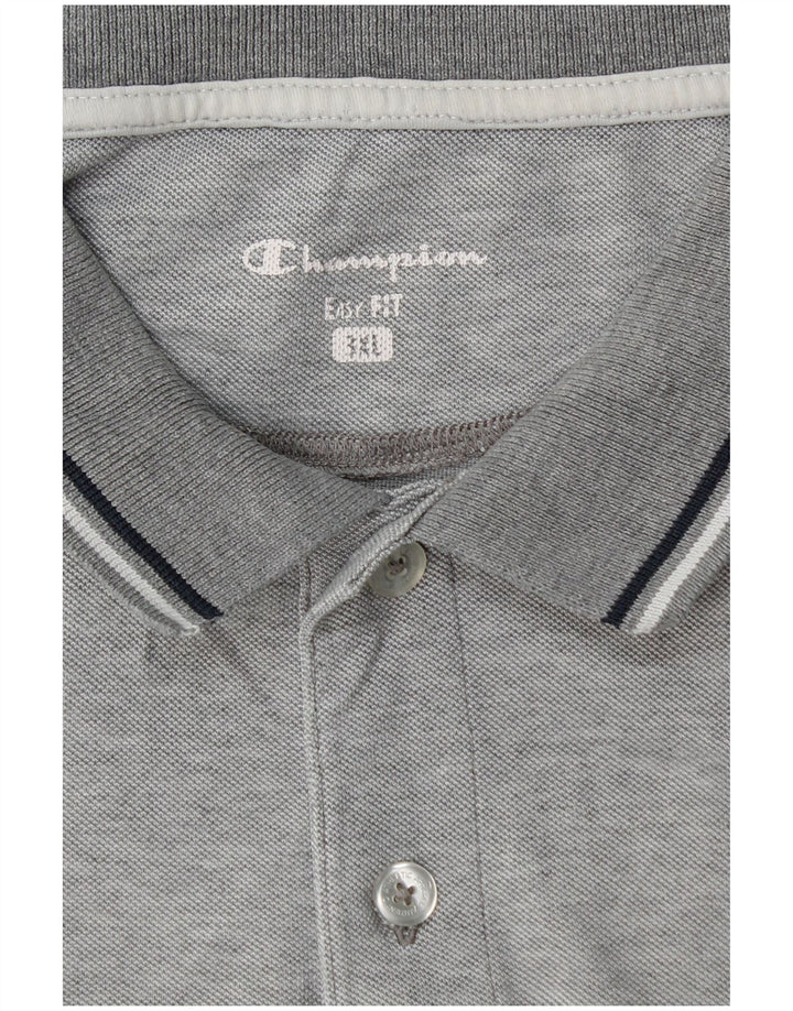 CHAMPION Mens Polo Shirt 3XL Grey