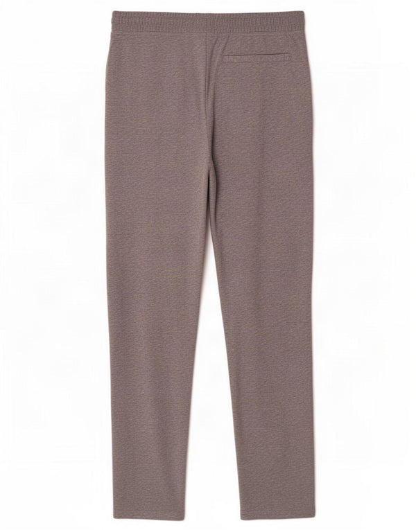Pantaloni da tuta da uomo Marks & Spencer in cotone chiazzato grigio medio