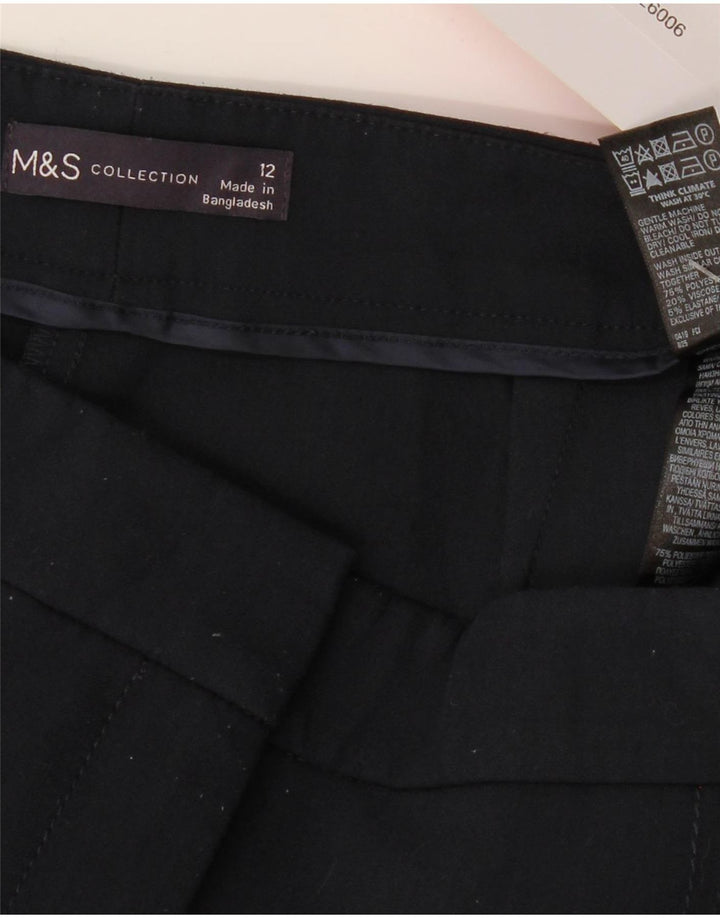 Pantaloni chino da donna Marks & Spencer UK 12 medi W32 L27 Blu navy