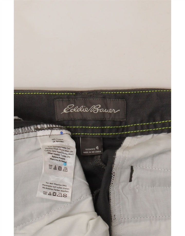 EDDIE BAUER Womens Casual Shorts US 4 Small W30 Grey Cotton Vintage Eddie Bauer and Second-Hand Eddie Bauer from Messina Hembry 