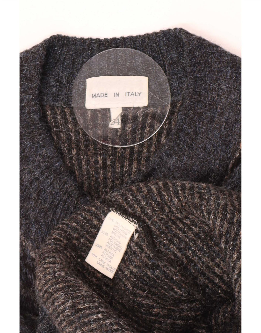 Maglione cardigan da uomo Ranger IT 54 XL Poliammide geometrica grigia