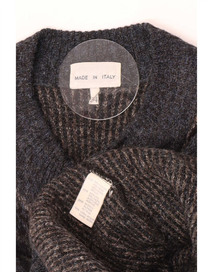 Maglione cardigan da uomo Ranger IT 54 XL Poliammide geometrica grigia