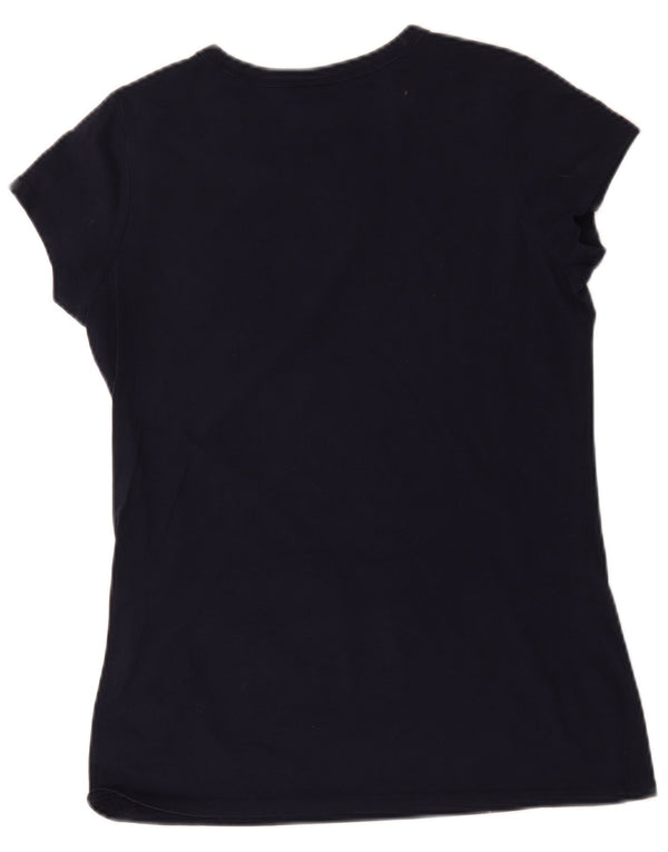 T-shirt da donna G-Star Top UK 14 grande cotone blu navy