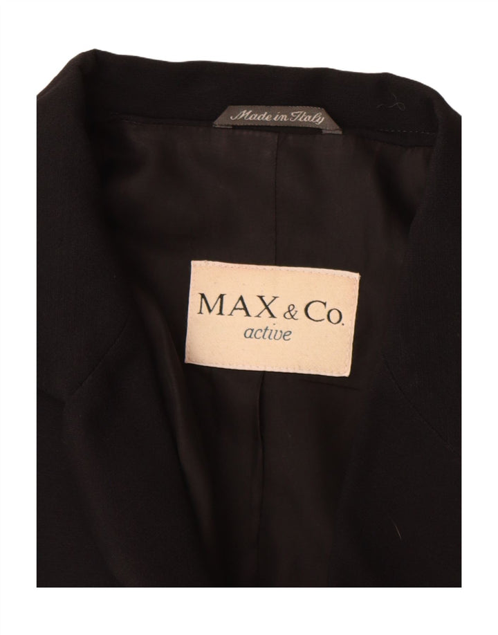 Cappotto da donna Max & Co. UK 12 Lana nera media