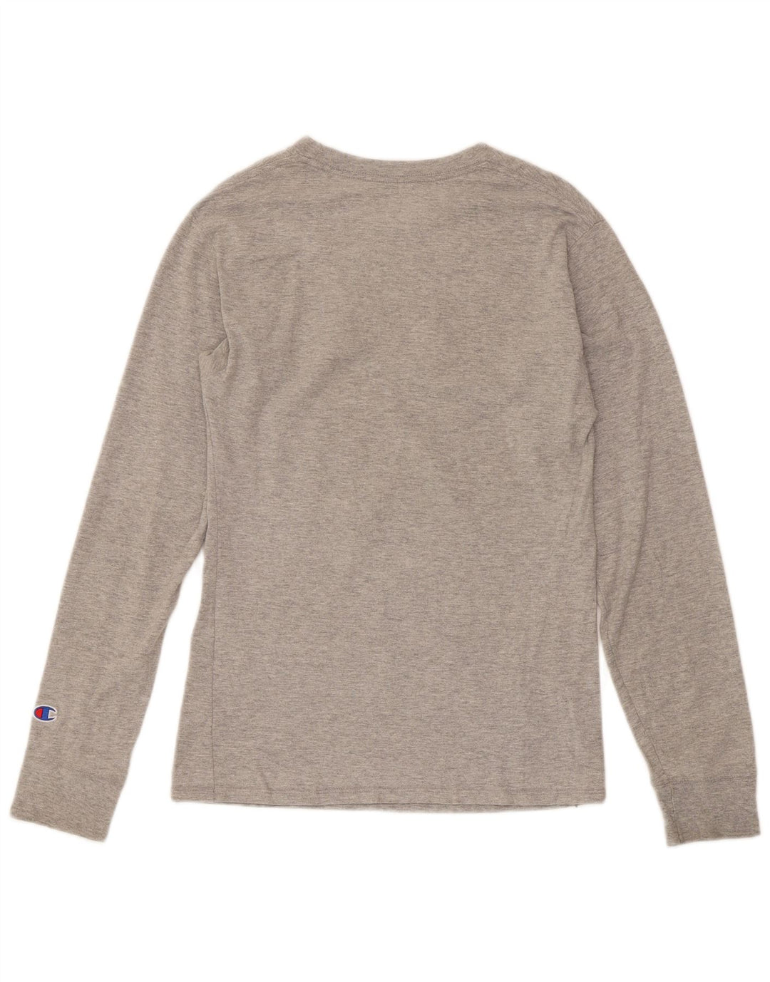 Champion Top grafico da uomo a maniche lunghe grigio piccolo
