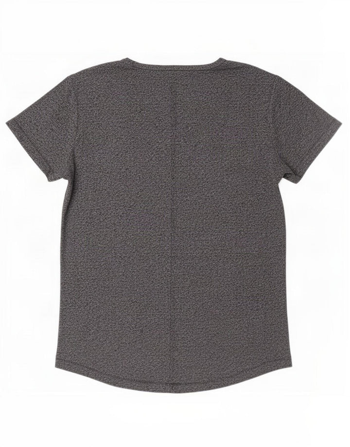 T-shirt da uomo Tommy Hilfiger Top piccola in poliestere screziato blu navy