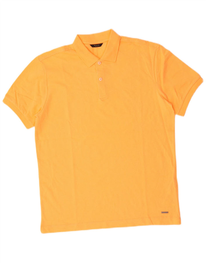 Polo Uomo Massimo Dutti Cotone Arancione Medio