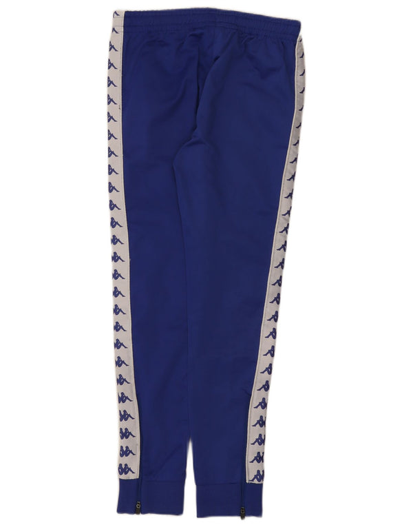 Pantaloni da tuta con grafica Kappa da ragazzo Joggers 11-12 anni Blu Colourblock