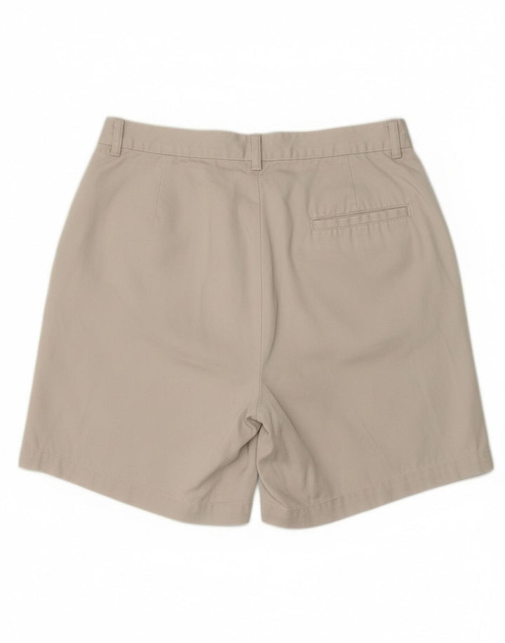 EDDIE BAUER Womens Chino Shorts US 10 Large W30 Beige Cotton