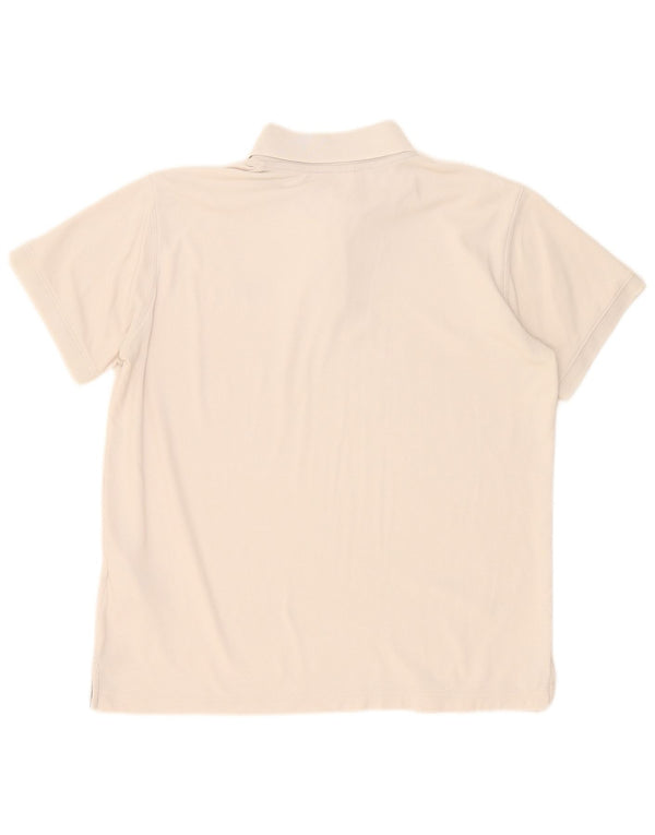Polo da uomo Helly Hansen XL in poliestere bianco sporco