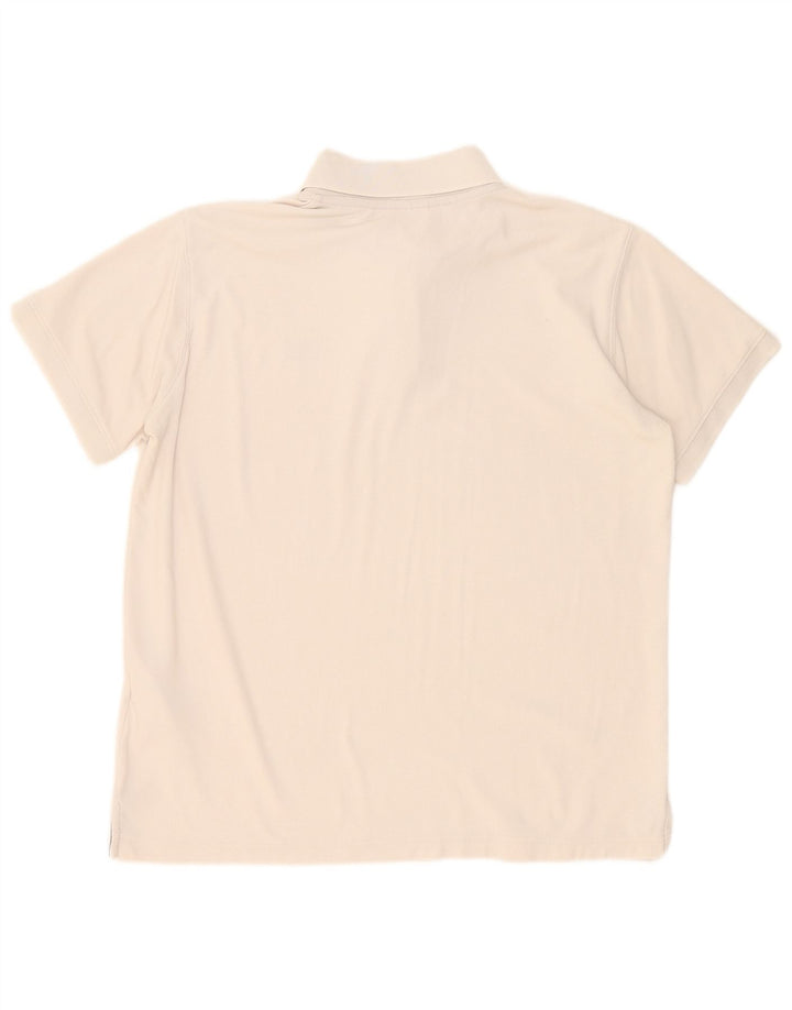 Polo da uomo Helly Hansen XL in poliestere bianco sporco
