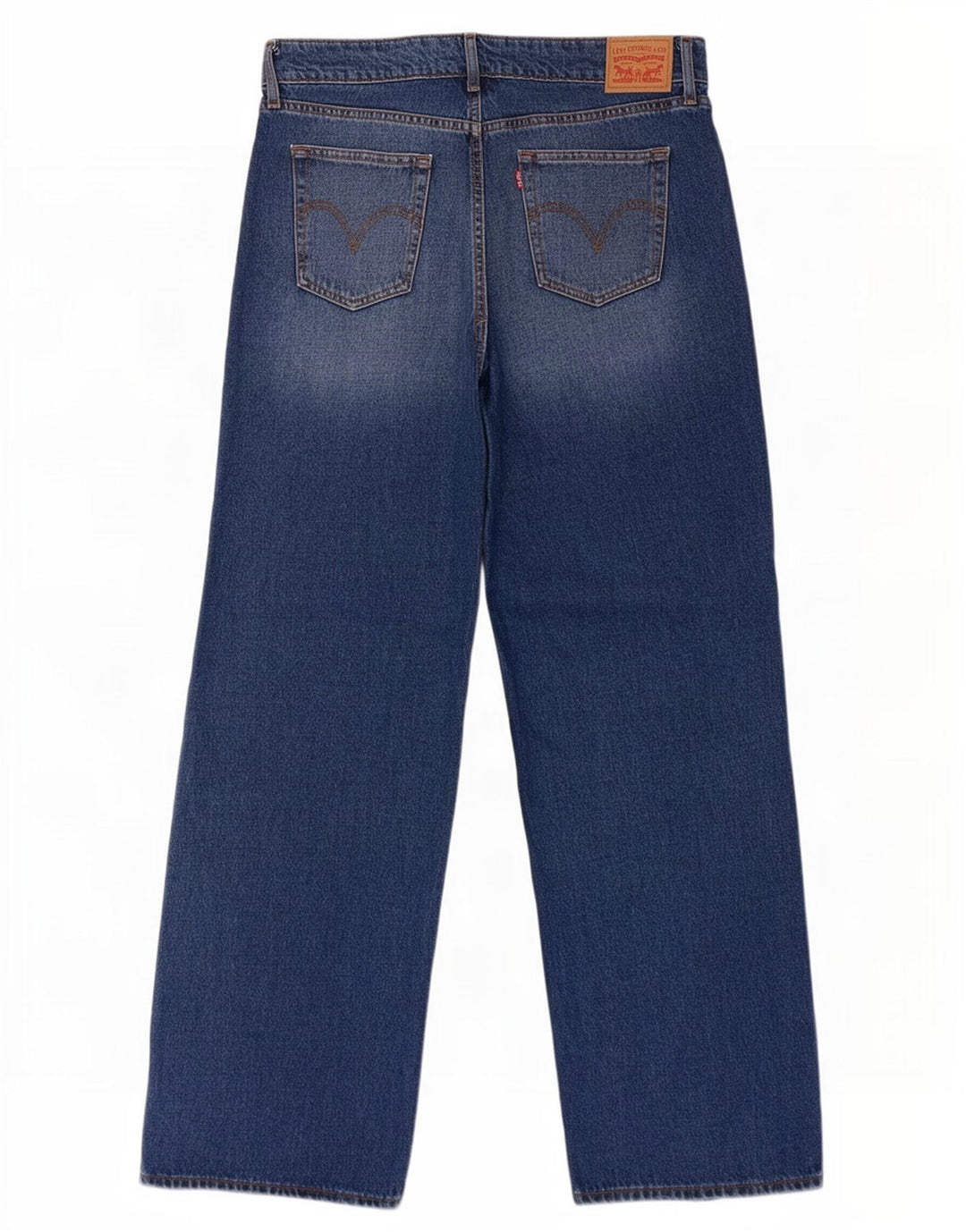 Jeans Levi's da donna a gamba larga super bassa W31 L34 cotone blu