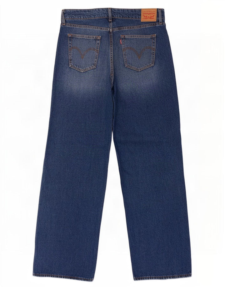 Jeans Levi's da donna a gamba larga super bassa W31 L34 cotone blu