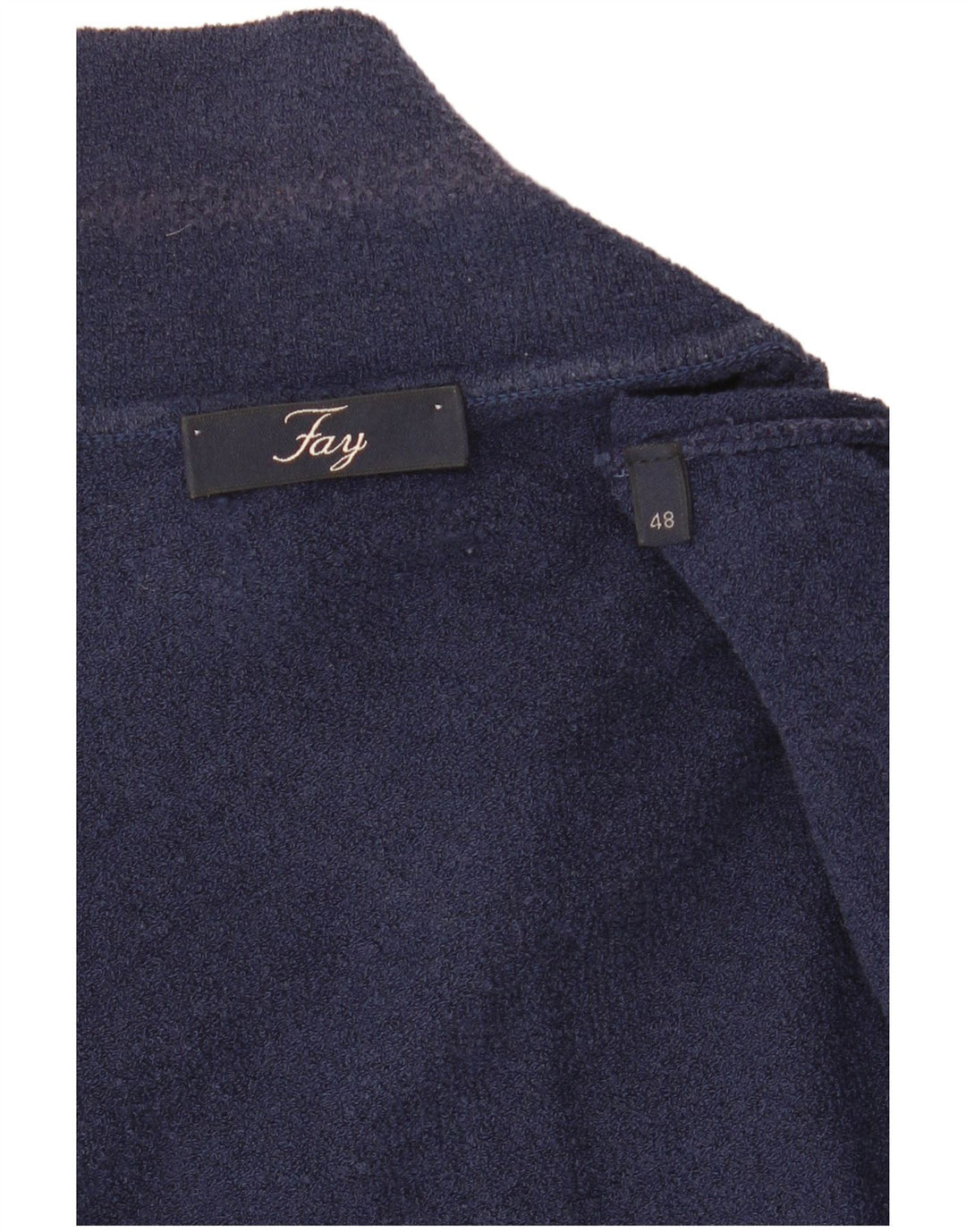 Polo Fay Uomo IT 48 Medium Blu Navy Colourblock
