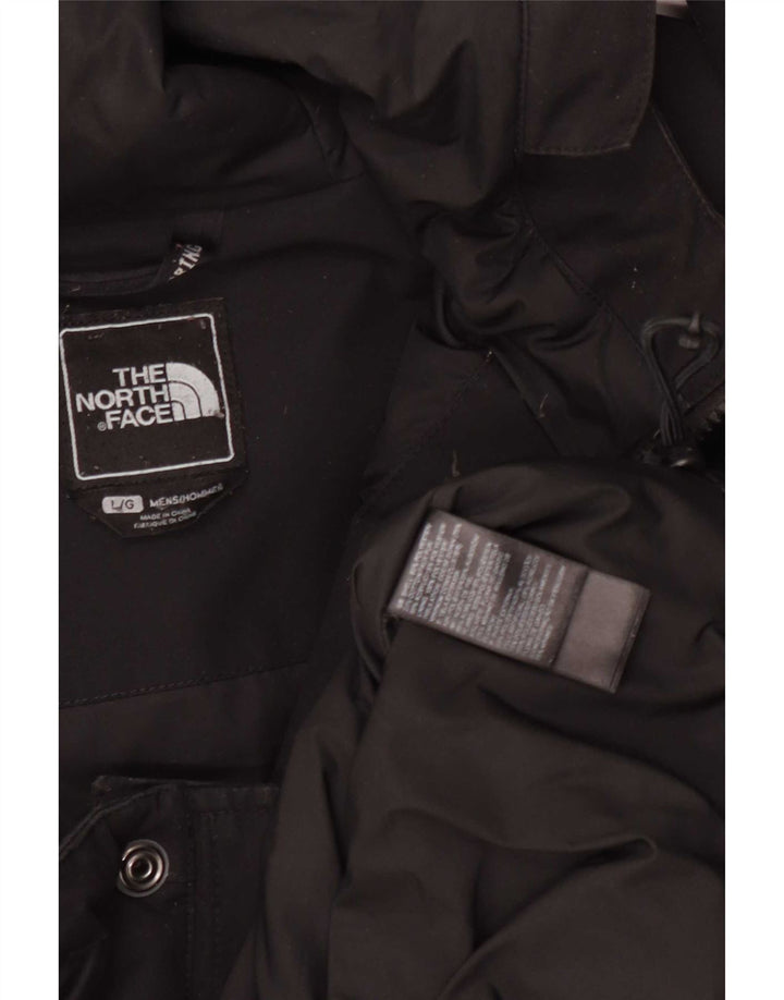 Giacca parka da uomo con cappuccio The North Face UK 40 grande poliestere nero