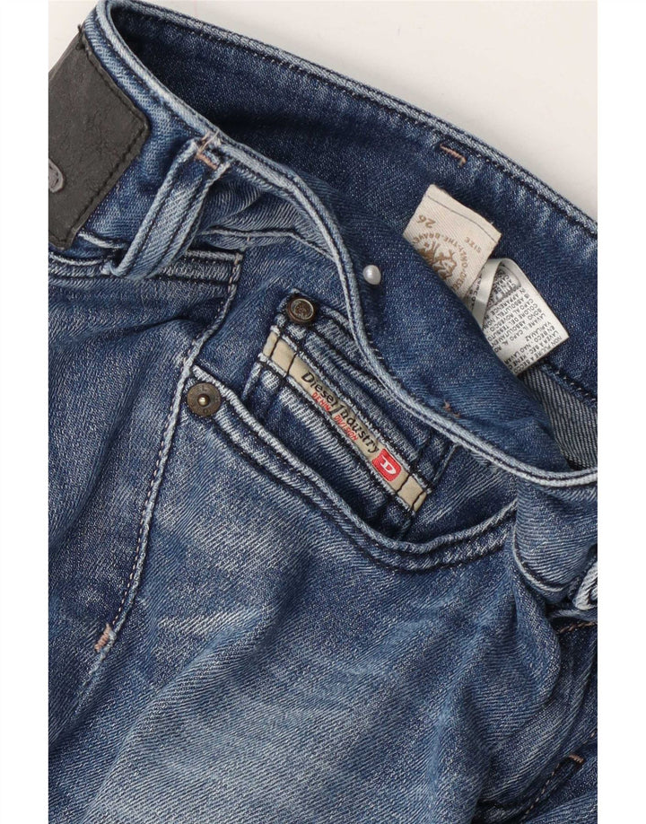 Jeans svasati da donna Diesel W26 L30 cotone blu