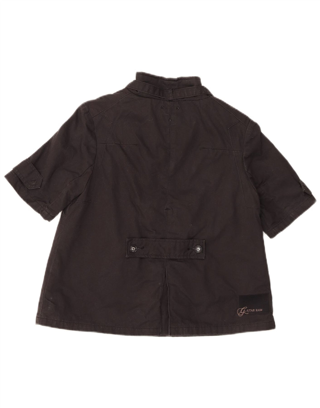 Giubbotto bomber a maniche corte da donna G-Star UK 10 piccolo cotone nero